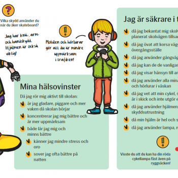 Flyer för en aktiv skolväg